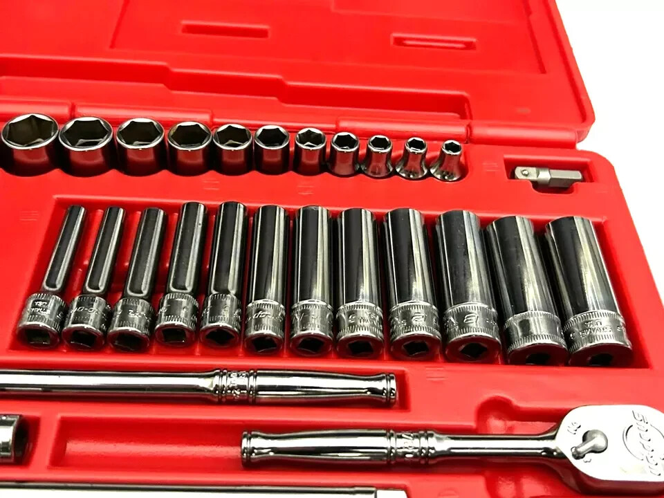 NEW Snap-on™ 1/4″ drive 31-pc 131TMPB 6-point METRIC General Service Set Sealed