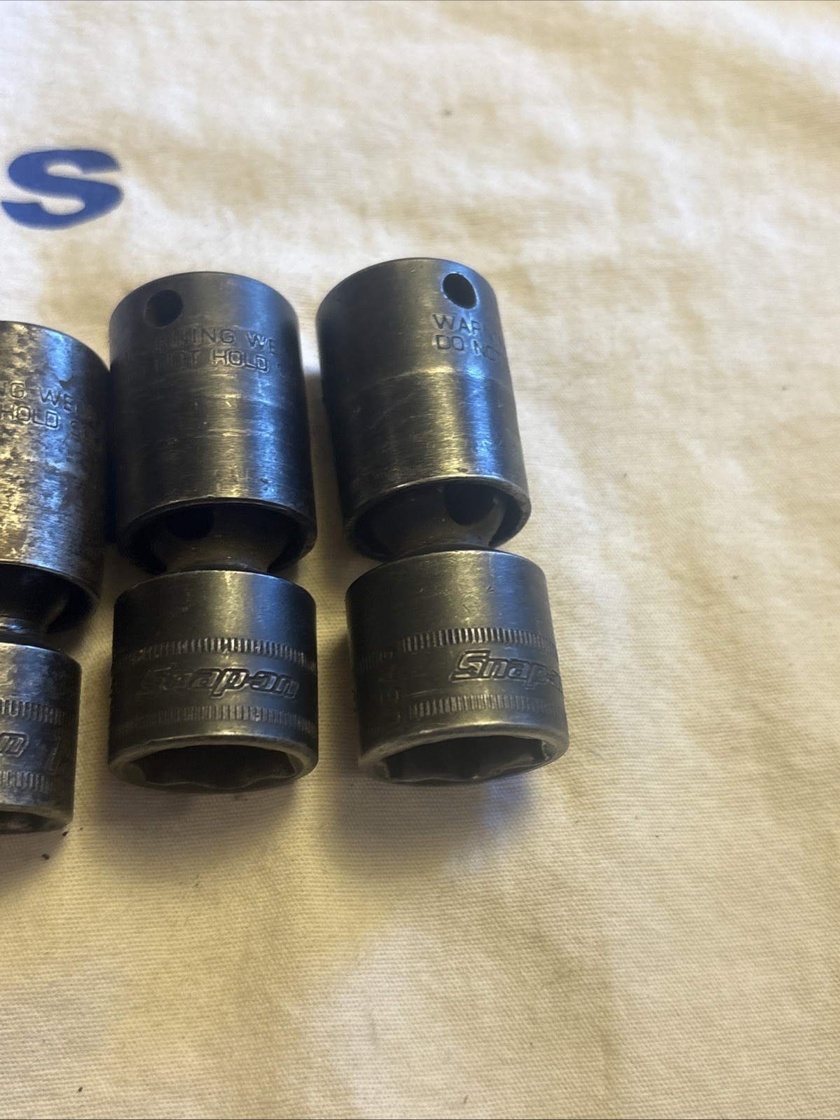 Snap-on USA 3/8″ Dr 6pt Metric Swivel Impact Socket Set (10-15, 17 and 18 m)