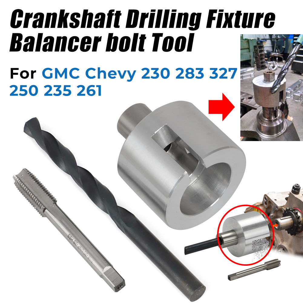 Crankshaft Drilling Fixture Balancer Bolt For Chevy GMC 283 327 250 235 261 230