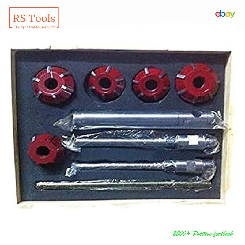 Carbide Tipped Valve Seat Face Cutter Set Of 5 Pcs Kit Piece Cutters Tip RSTOOLS