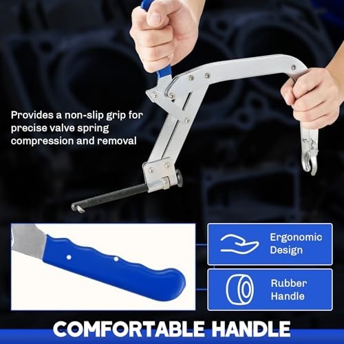Universal 8-Inch Valve Spring Compressor Tool for OHV Engines | Engine Valve Spr