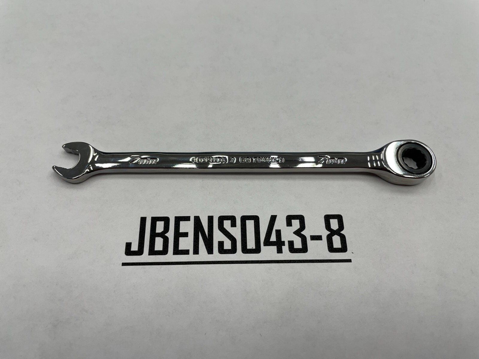 Snap-on Tools NEW 7mm Metric 0° Non-Reversing Ratcheting Combo Wrench SOXRM7A