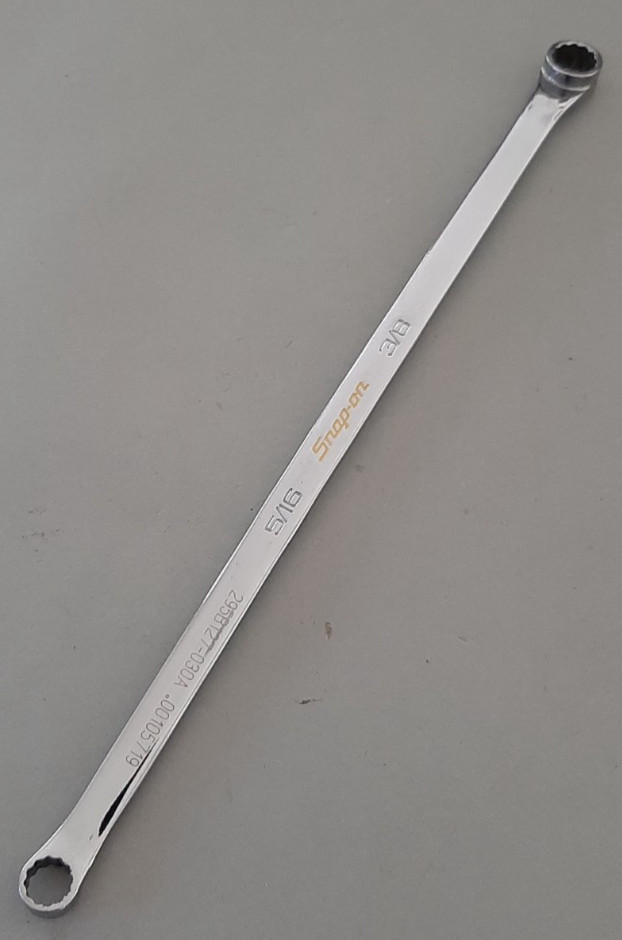 Snap-on 5/16″ x 3/8″ 12pt High-Performance Offset Box Wrench XDH1012B READ 606
