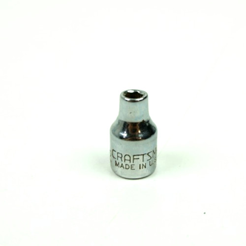 Craftsman -EE- 5/32″ 6 Point Shallow Chrome Socket 1/4″ Drive 43481 USA