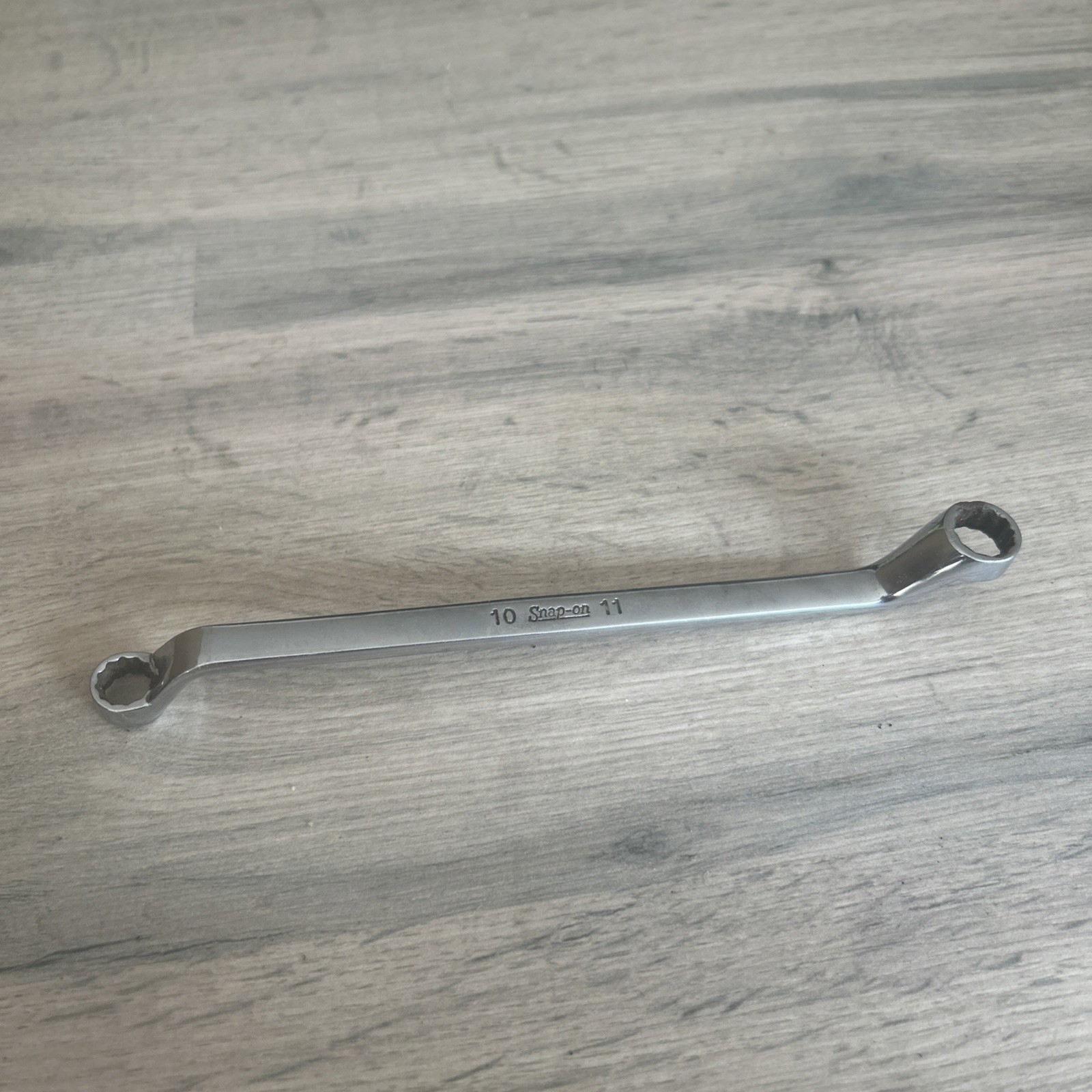 Snap On XOM1011 10mm 11mm Offset Metric Ring Spanner Box End Wrench USA