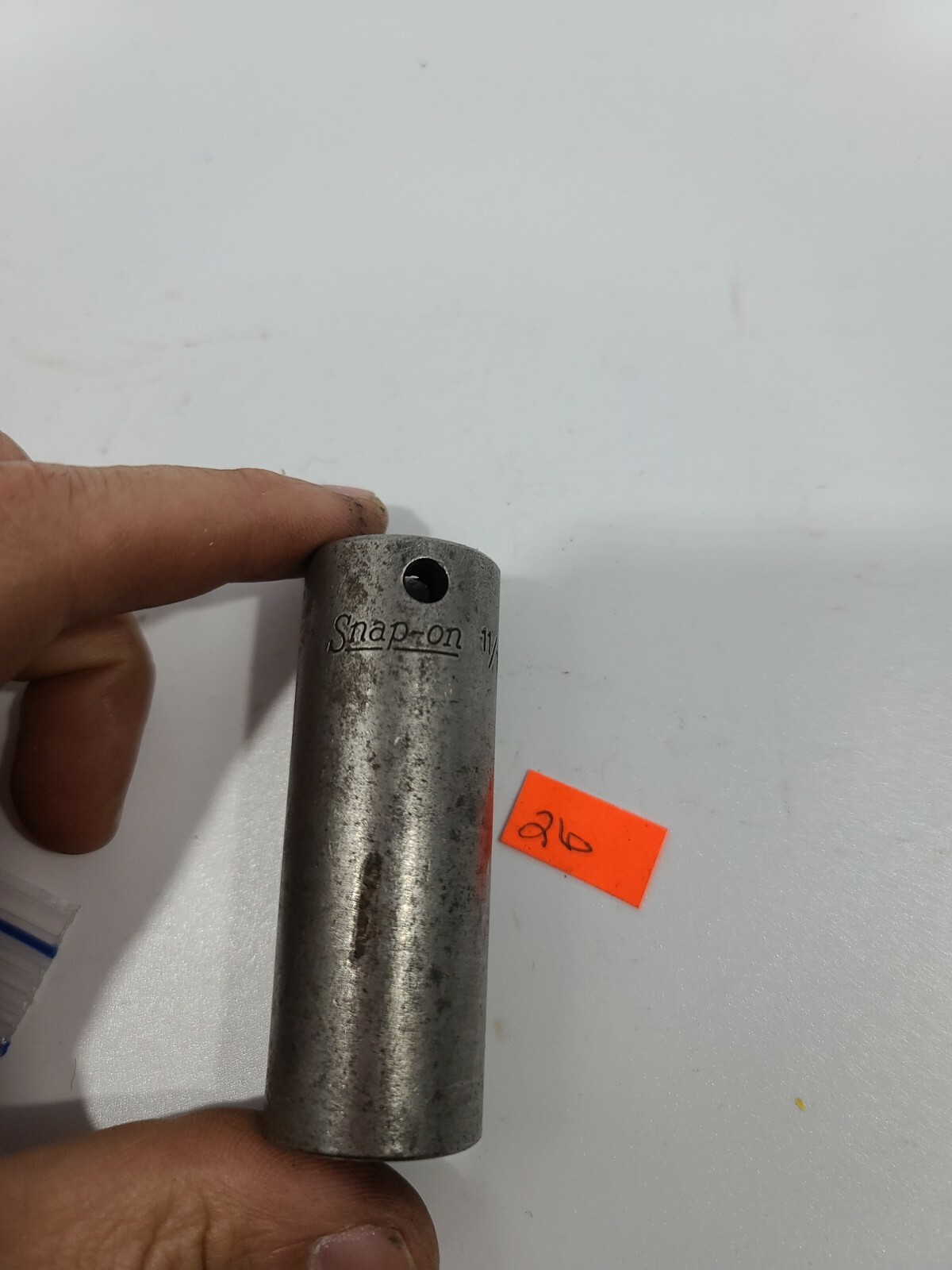 Snap-on tools 3/8″ drive 11/16″ SAE 6 point Deep Impact Socket SIMF220 Nice!