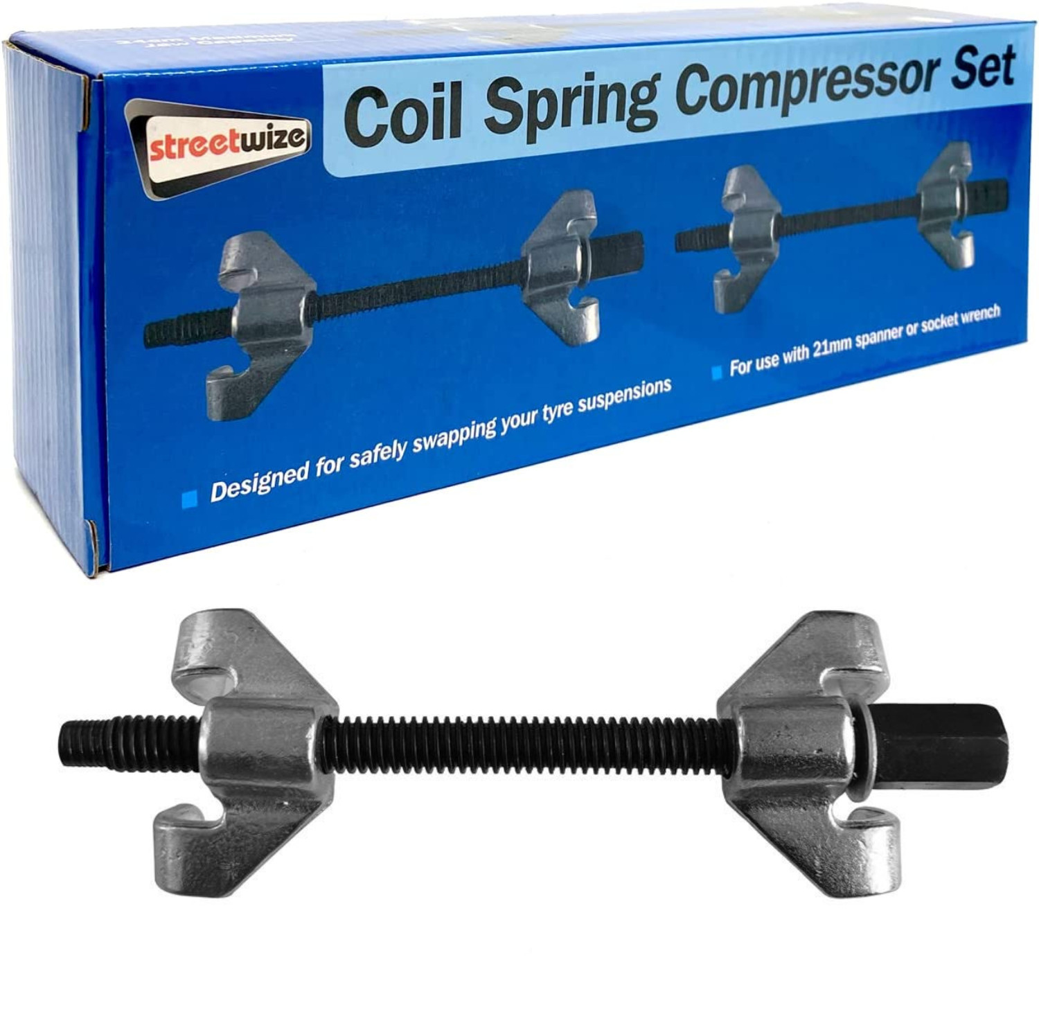 Coil Spring Compressor Tool Pair For Car Heavy Duty Carbon Steel SWTOOL60. Mat?
