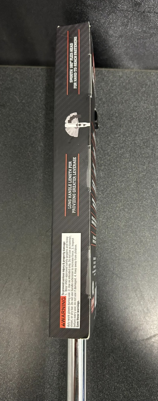 New ICON G2 Series 1/2″ Drive R3LFG FLEX Ratchet Long Handle 18 Inch Long 70422