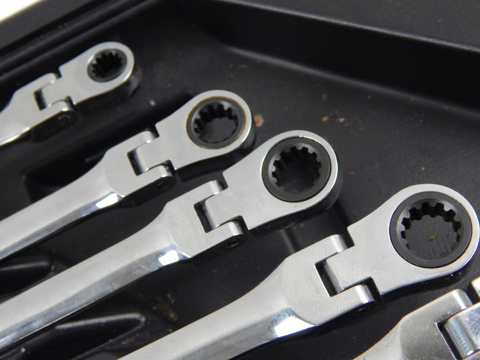GearWrench 120XP Universal Spline SAE XL Flex-Head Ratcheting Wrench Set 10pc
