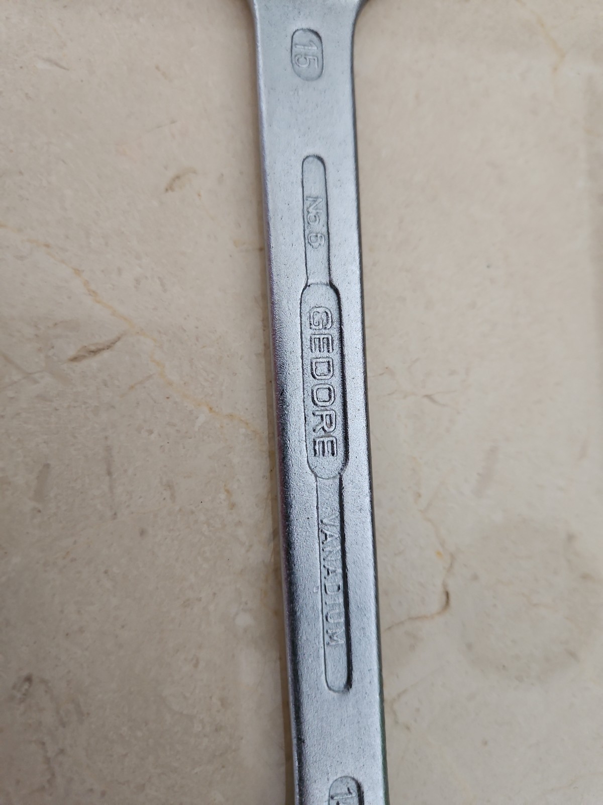 Gedore No.6 14mm X 15mm Open End Spanner Military Issue