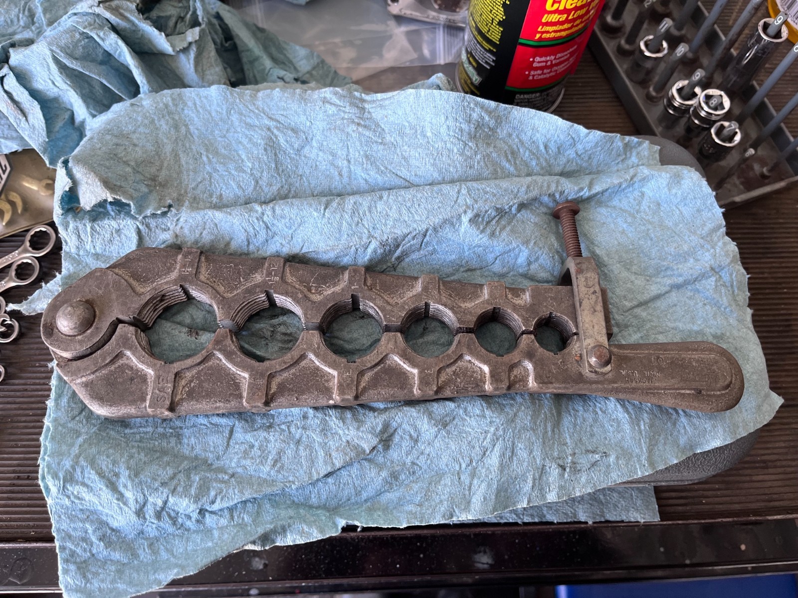 Vintage Handheld Axle Thread Chaser or Rethreader 6 Sizes