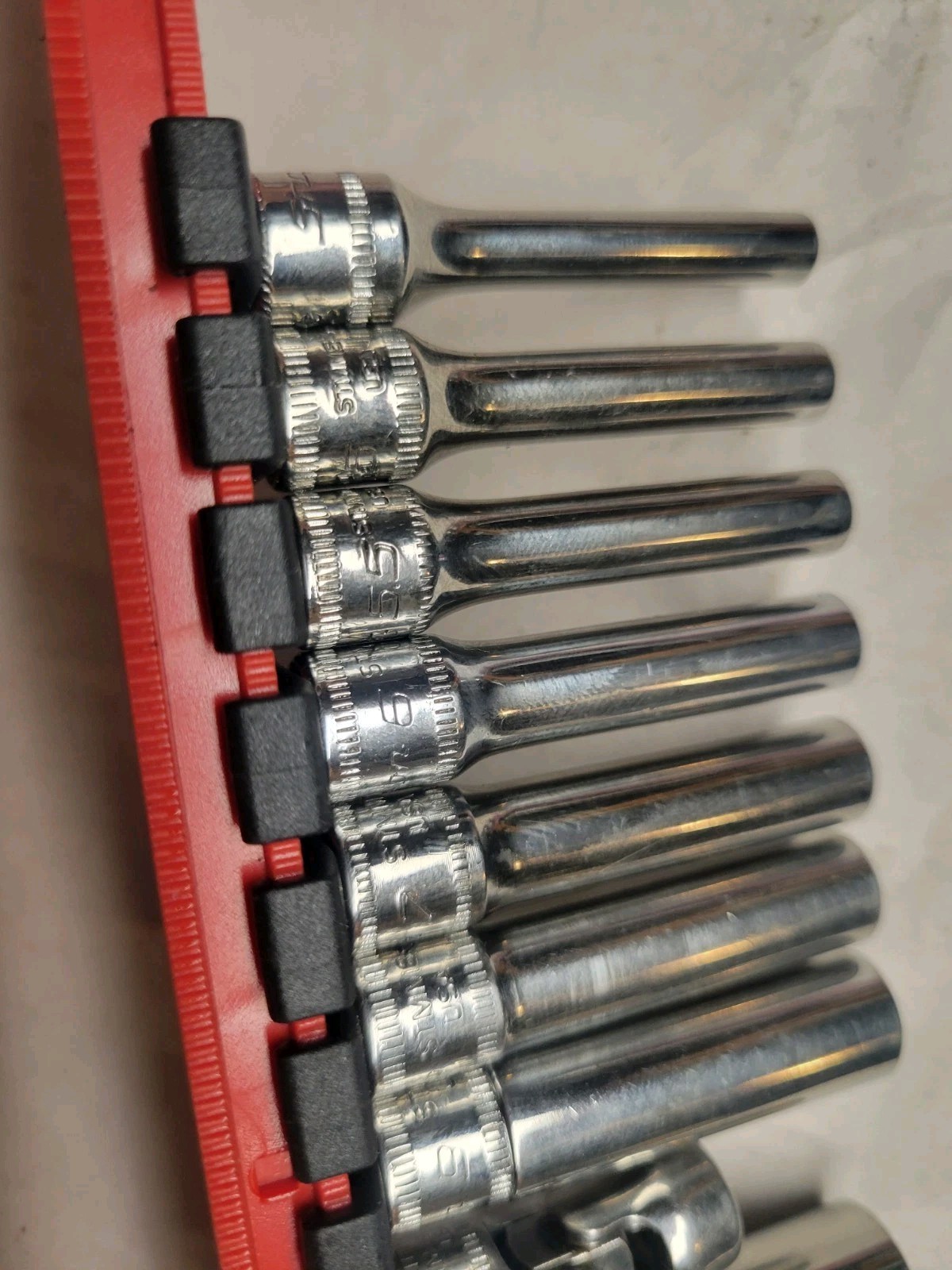 SNAP ON STMM SERIES METRIC DEEP 4MM-14MM 13PC 1/4″Dr ASSORTED 6&12PT SOCKET SET