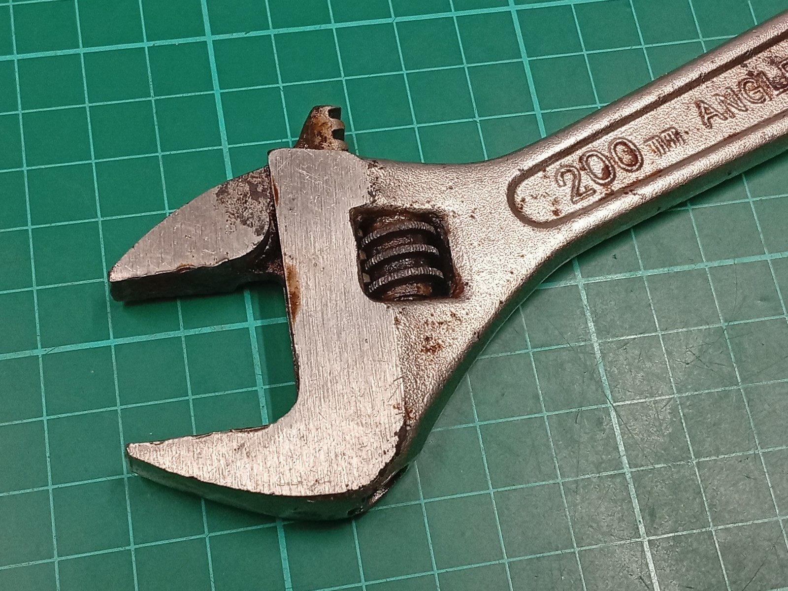 Vintage Toyota 200mm Adjustable Spanner Angle Wrench, Made In Japan