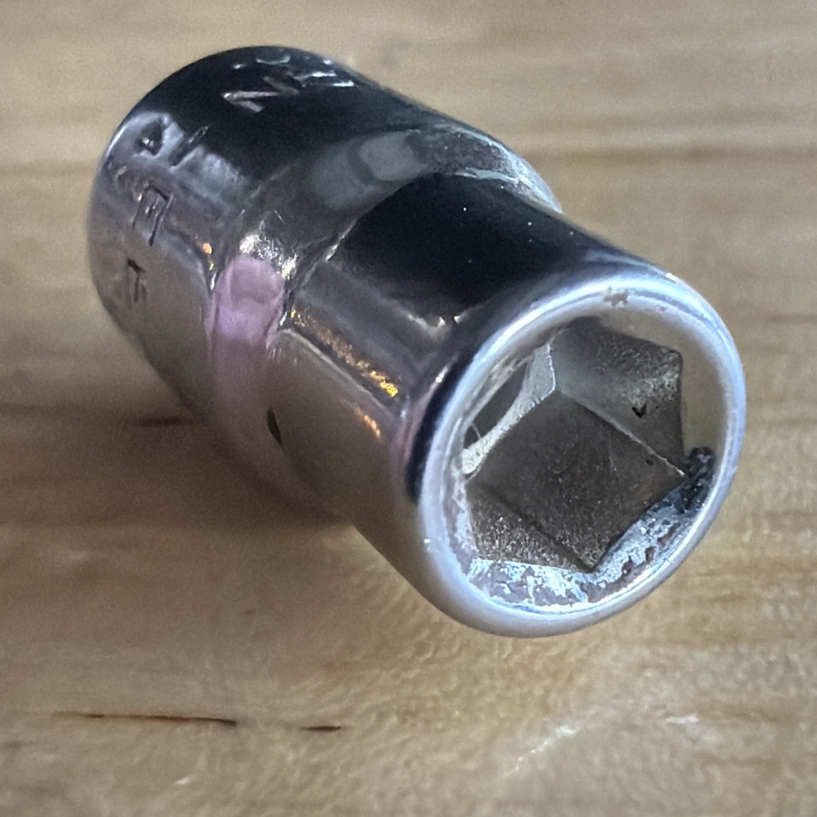 Craftsman 6mm Shallow Socket 1/4″ Drive 6 Point EE Series 43502 Made in USA