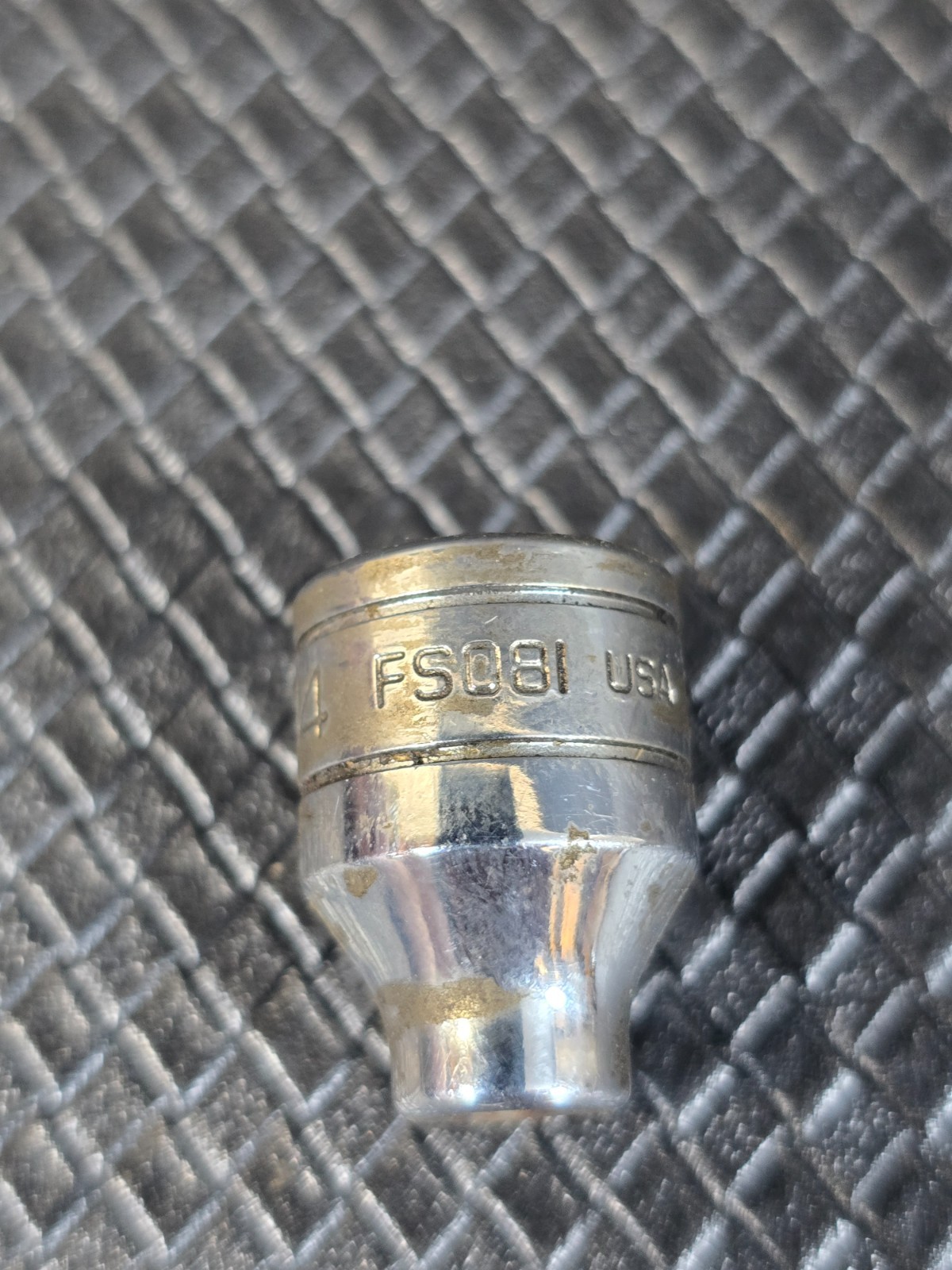 Snap-On Tools 3/8″-Drive 1/4in. 6-pt Shallow Socket USA #FS081