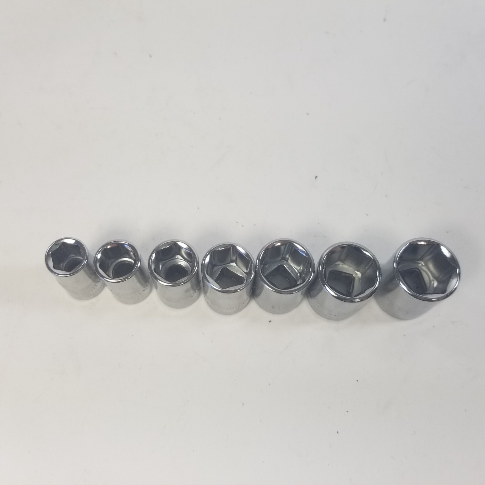 Craftsman 7pc 1/4 dr metric sockets 7 8 9 10 11 12 13mm Free Shipping