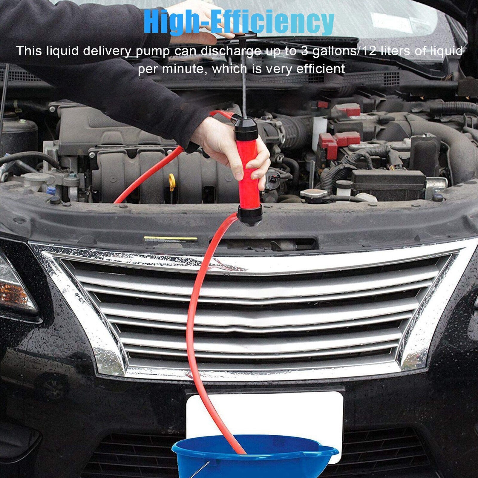 Transmission Fluid Pump Extractor Manual Suction Oil Hand Pump Fluid Pump
