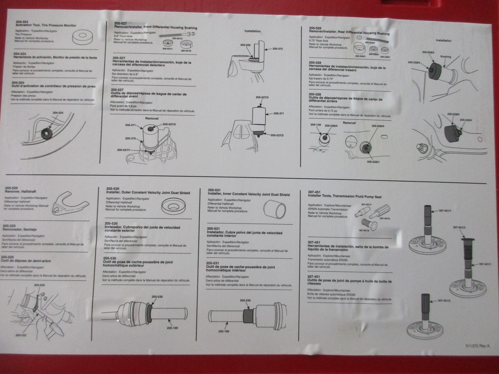 FORD ROTUNDA OTC TOOL TKIT-2002D-FLM ESSENTIAL SERVICE TOOLS SET