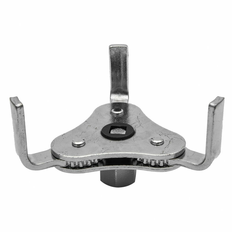 Dual Drive Oil Fuel Filter Remover Wrench Removal Tool 3 Jaw 2 Way 60-110mm Car