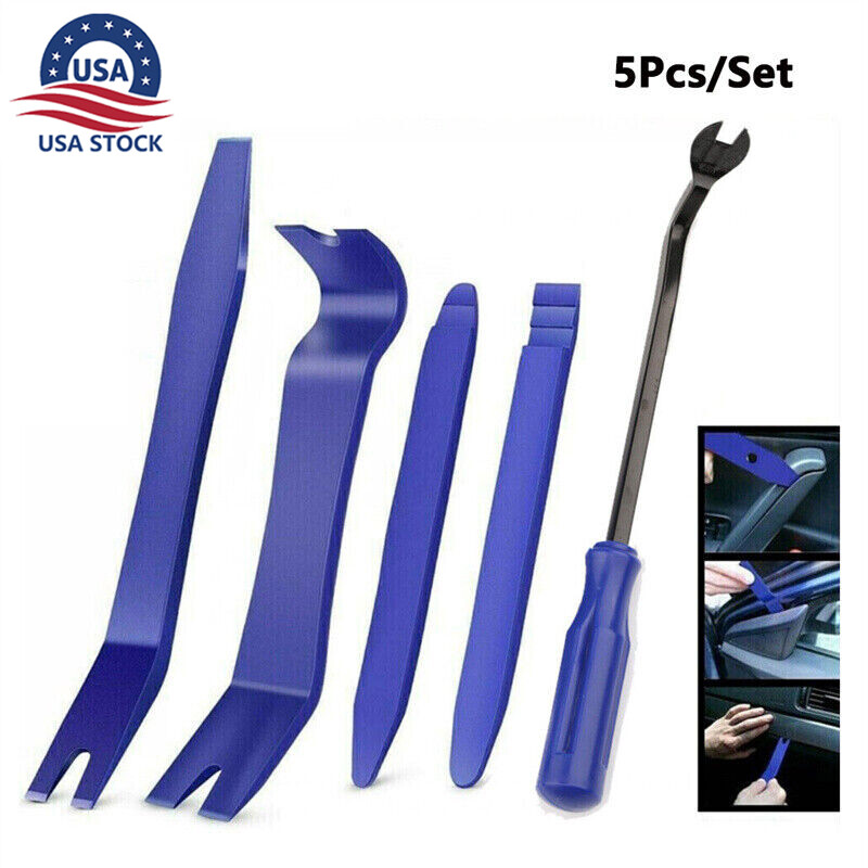 5Pcs/Set Trim Removal Pry Tool Kit for Car Radio Door Panel Fastener Dashboard