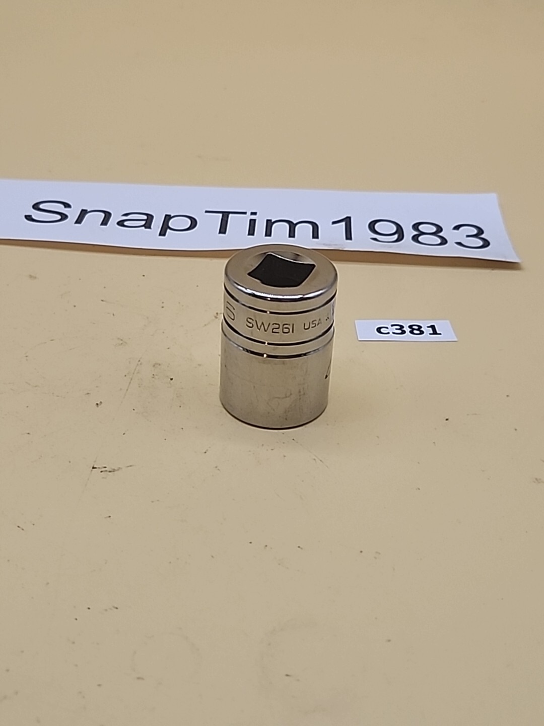 Snap-On Tools SW261 – 1/2″ Drive 13/16″ 12pt Socket USA