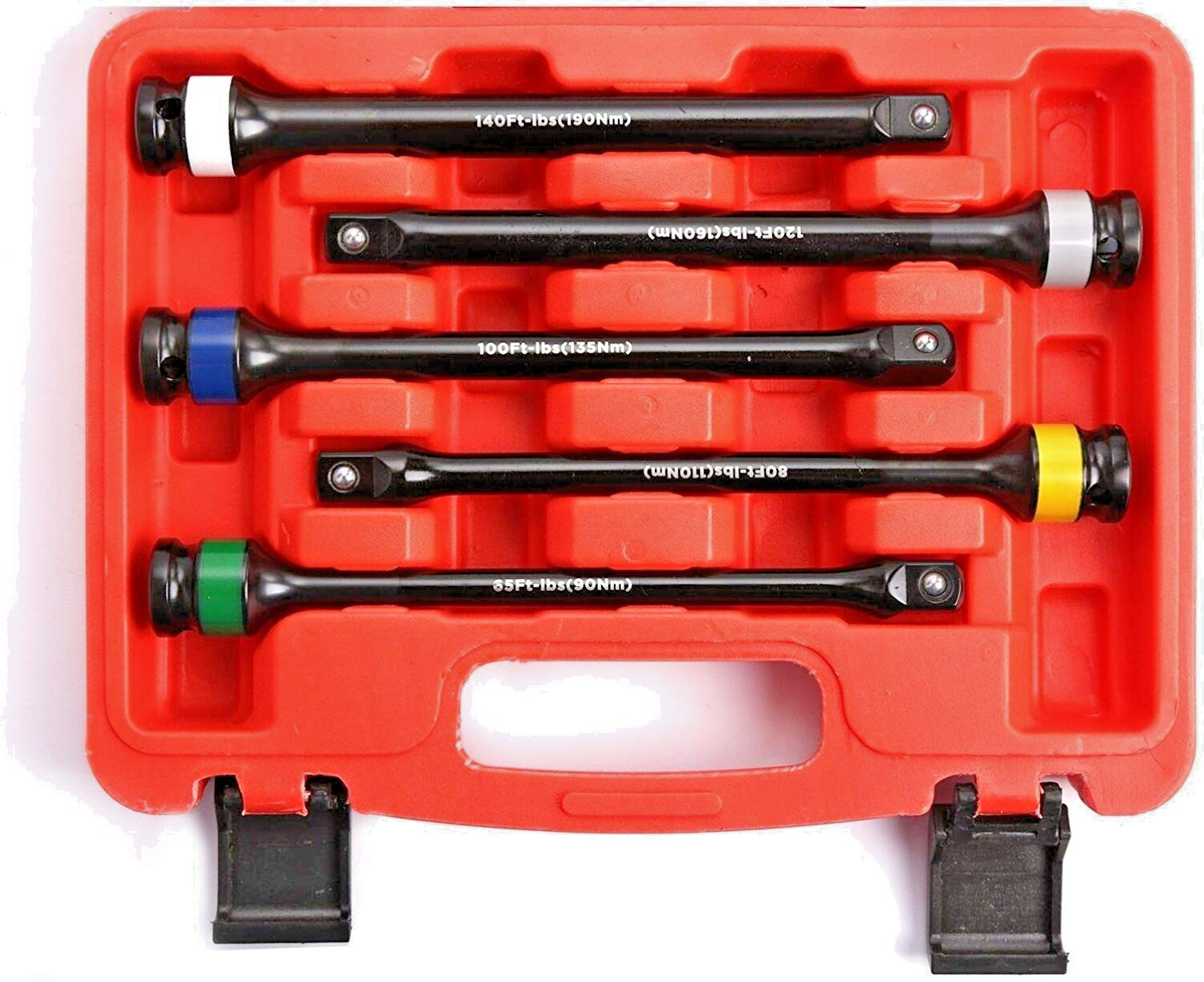Flash Sale! 5 Pc 1/2″ Drive Torque Limiting Extension Sticks Set