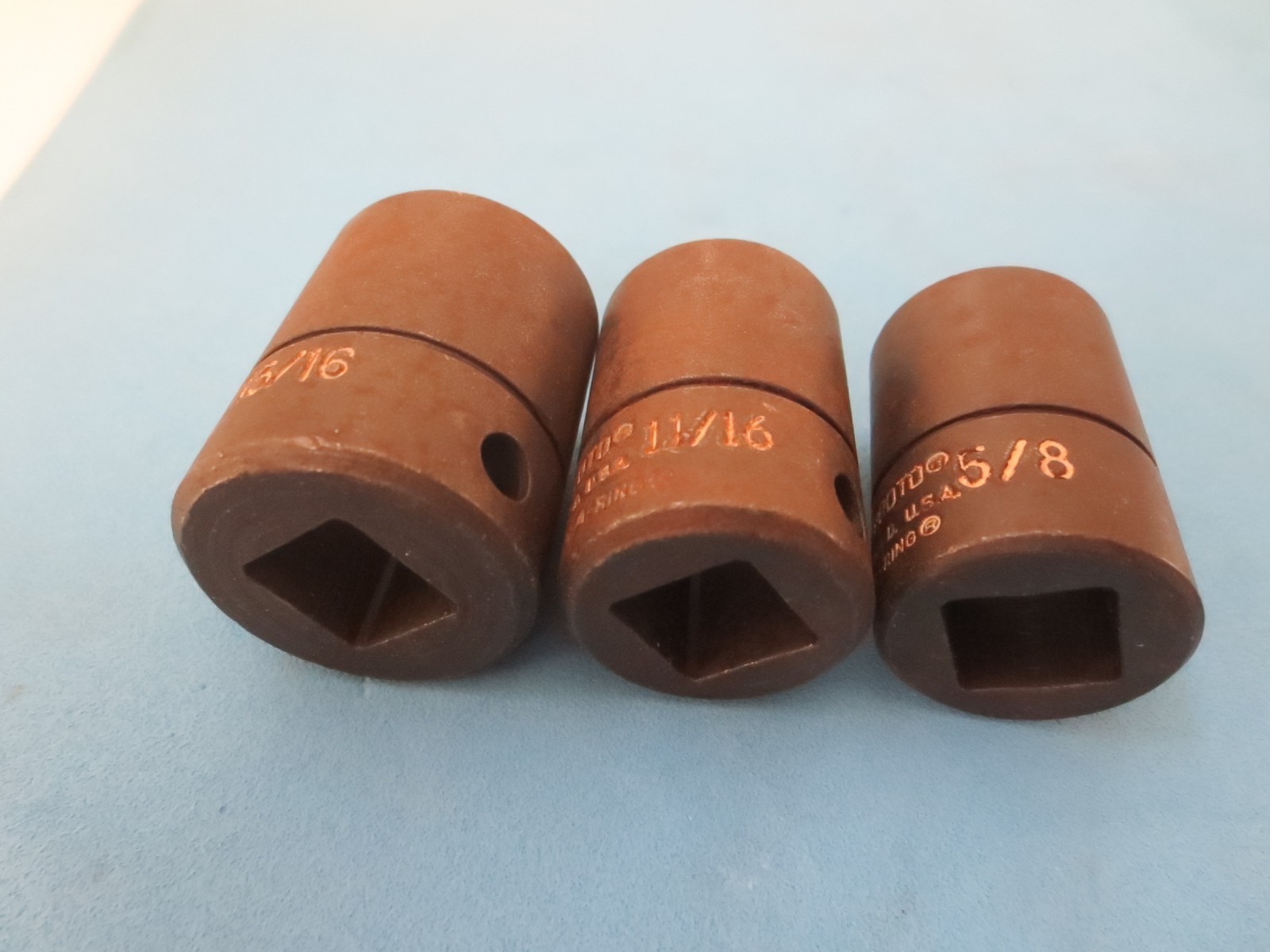 10 pc. Set Proto Dyna Ring. ½” Dr, 6 Point, Impact Socket, SAE ★★ Made in USA ★★