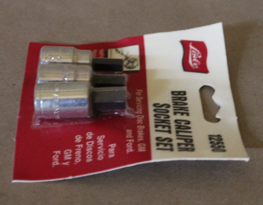 LISLE 12550 BRAKE CALIPER SOCKET SET