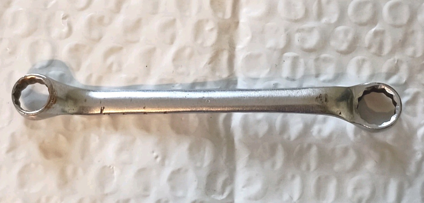 BLUE POINT XS-1214, 3/8″ x 7/16″ DBL. BOX WRENCH, 4.8″ LONG, 12 POINT.