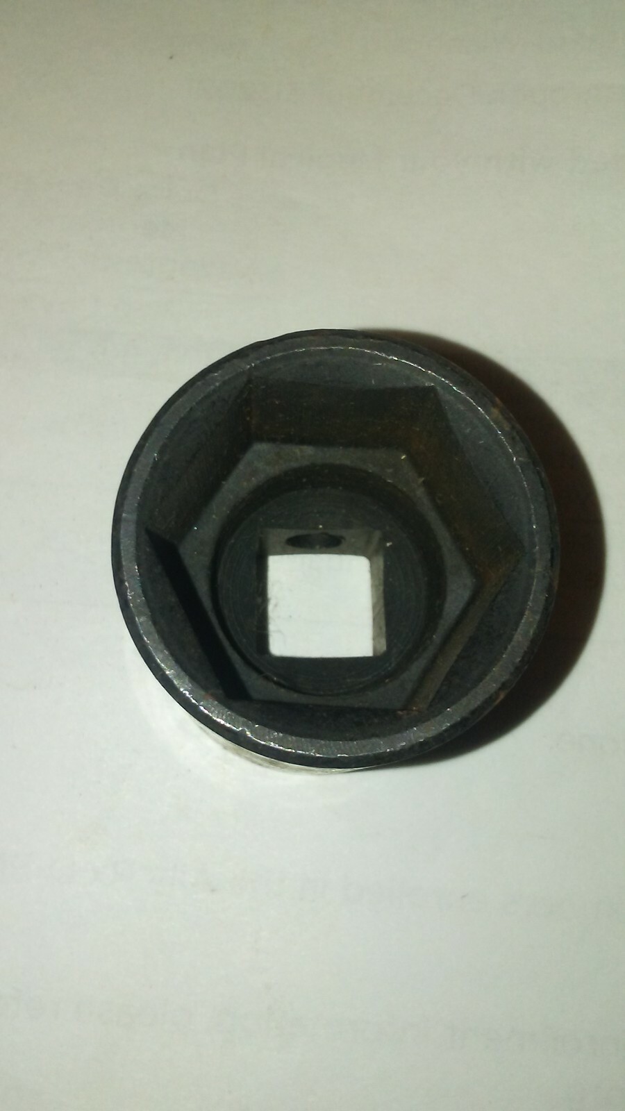 SAE 1 in. ACKON CR-V Tools Shallow Impact Socket, 1/2 in. Drive, 6-Point,