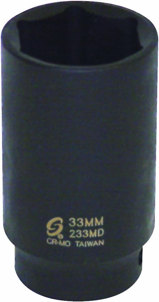 Industrial-Grade 1/2-Inch Drive 33mm Deep Impact Socket – Ultimate Durability