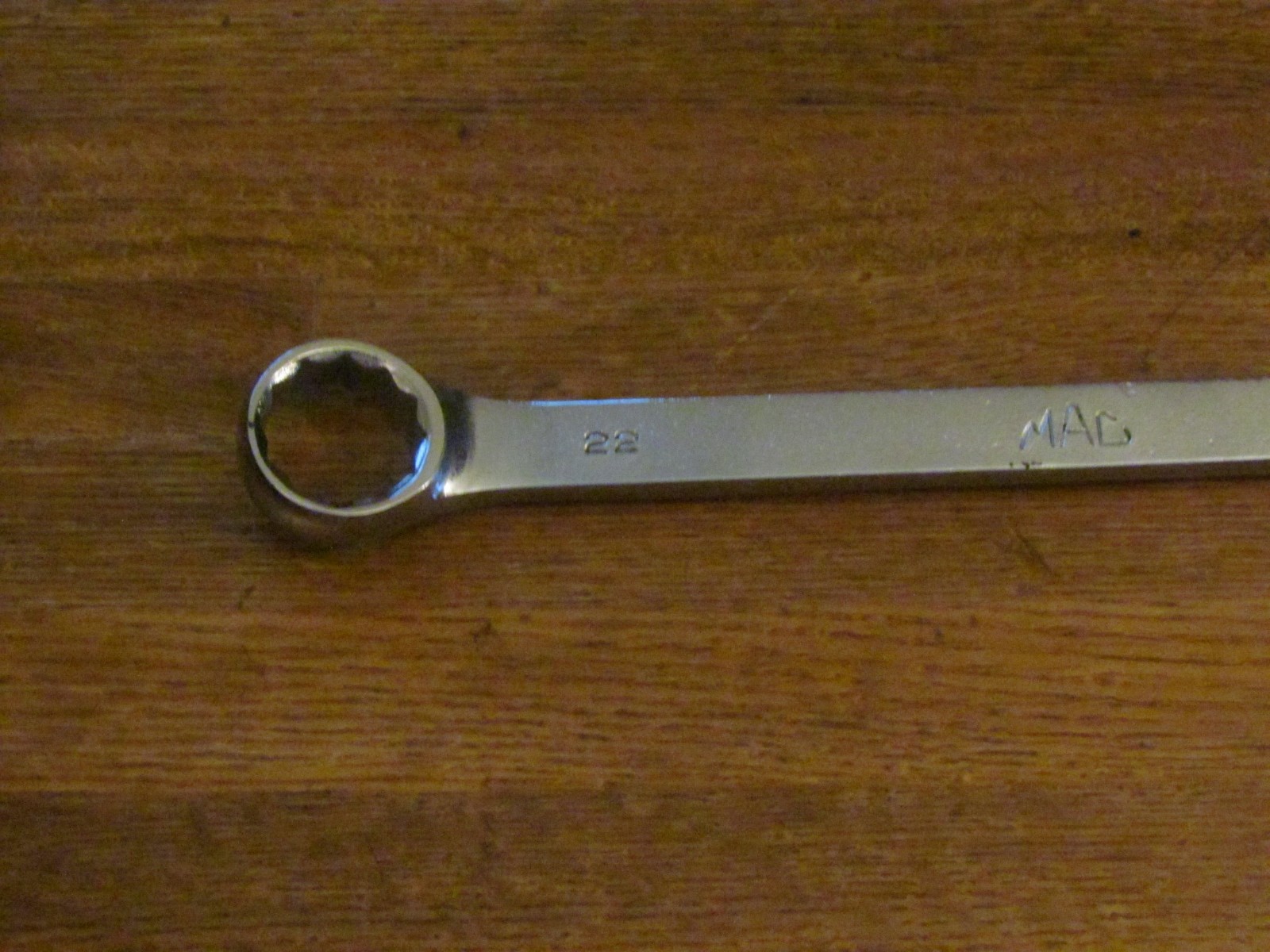 MAC TOOLS M22CW 22MM COMBO WRENCH NICE USED USA MADE 10.25″ OAL