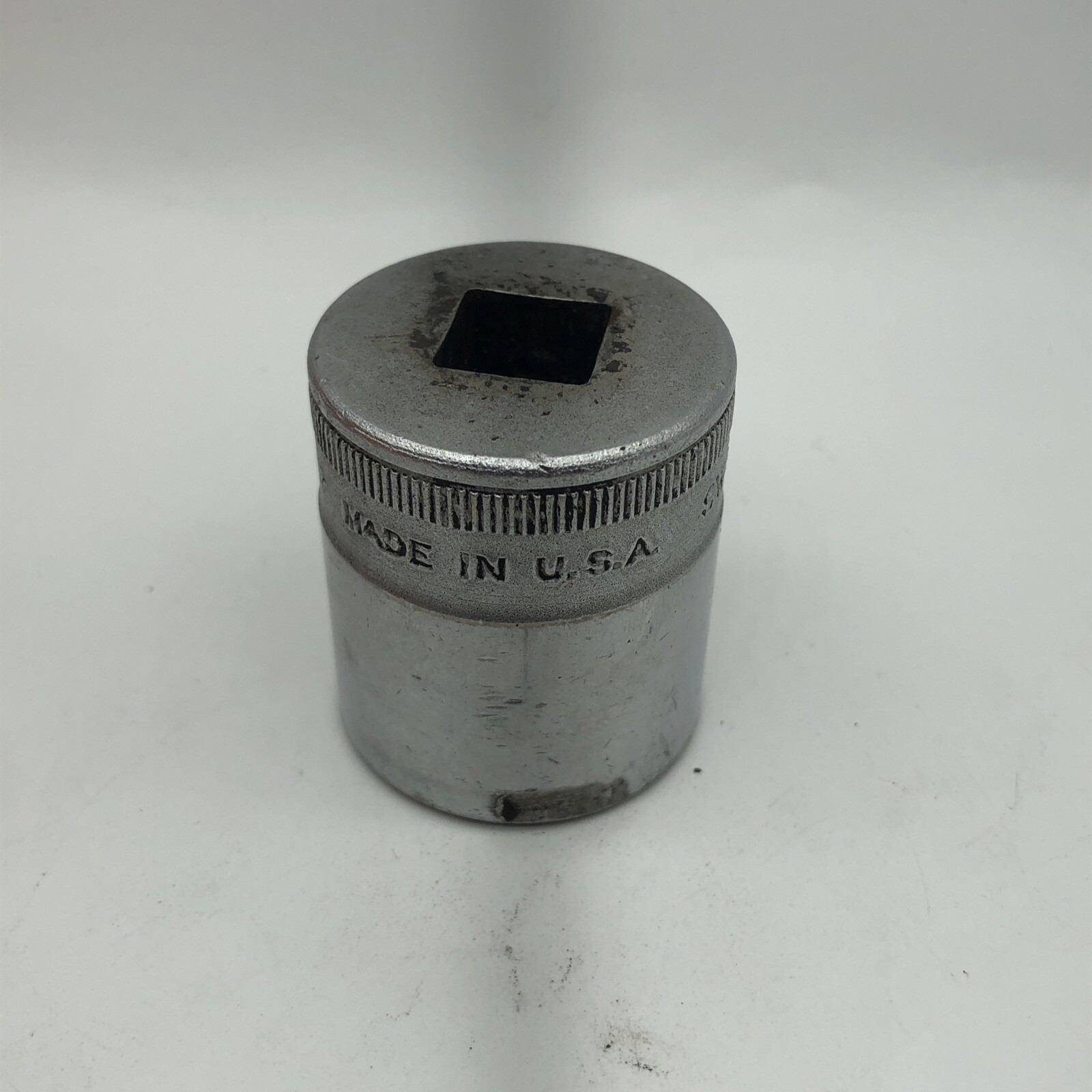 Vintage Snap-on USA 1/2″ Drive 12-Point 1-1/16″ Shallow Socket SW-340 ½ (HT3)