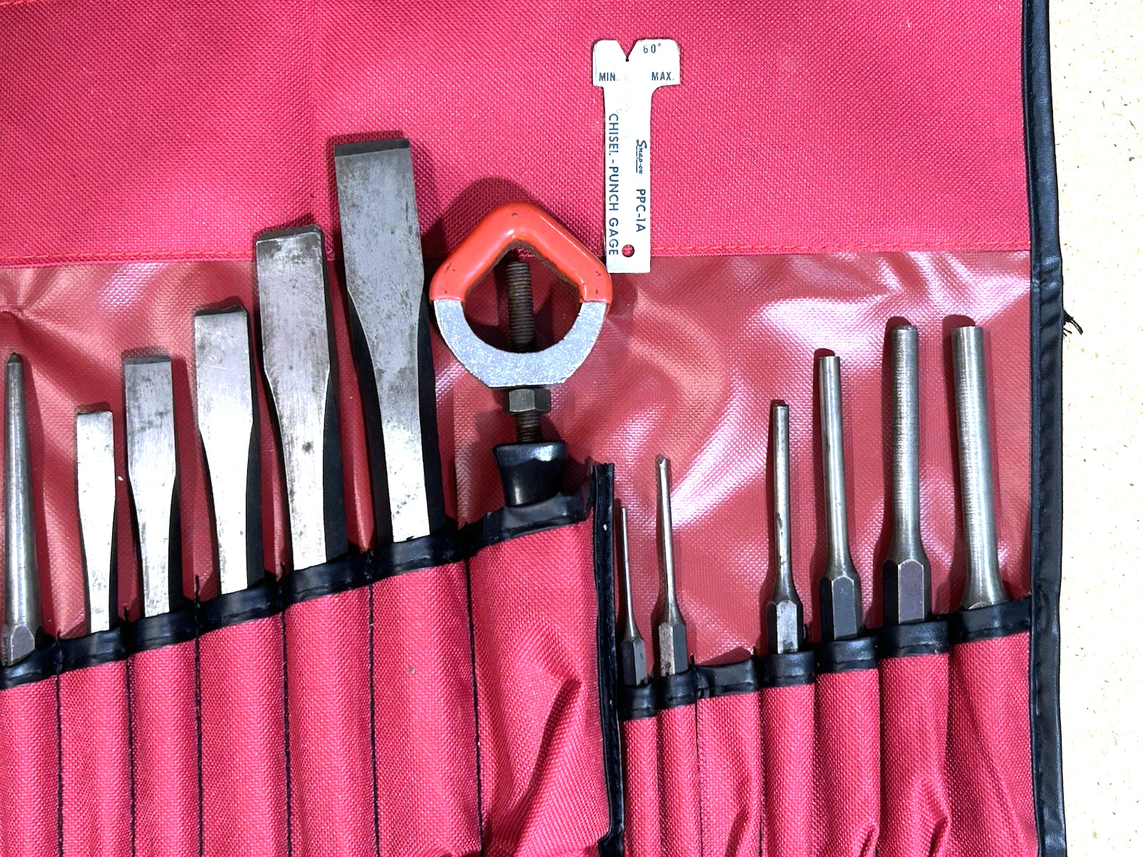 Snap on Tools Set PPC210A Set Punch and Chisel Set 19 from original 22pcs set