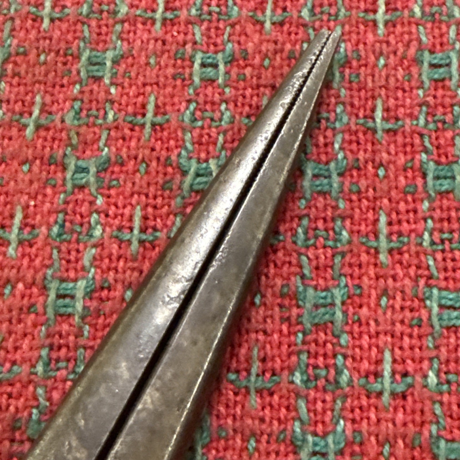 Vintage Snap On Vacuum Grip Long Needle Nose Pliers 97 Early Forged Logo 🇺🇸