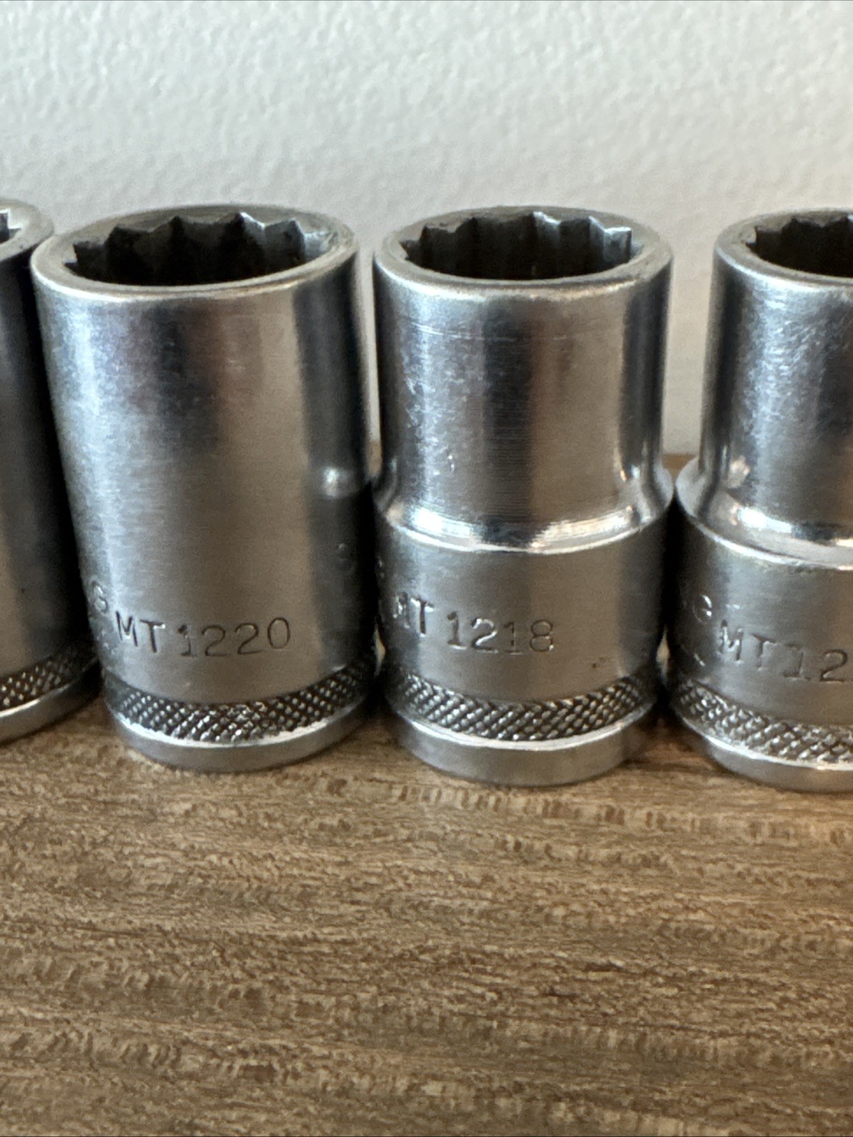 VTG Mustang 1/2” drive sockets SAE (10 pieces) MT1232 – MT 1214 Made In USA