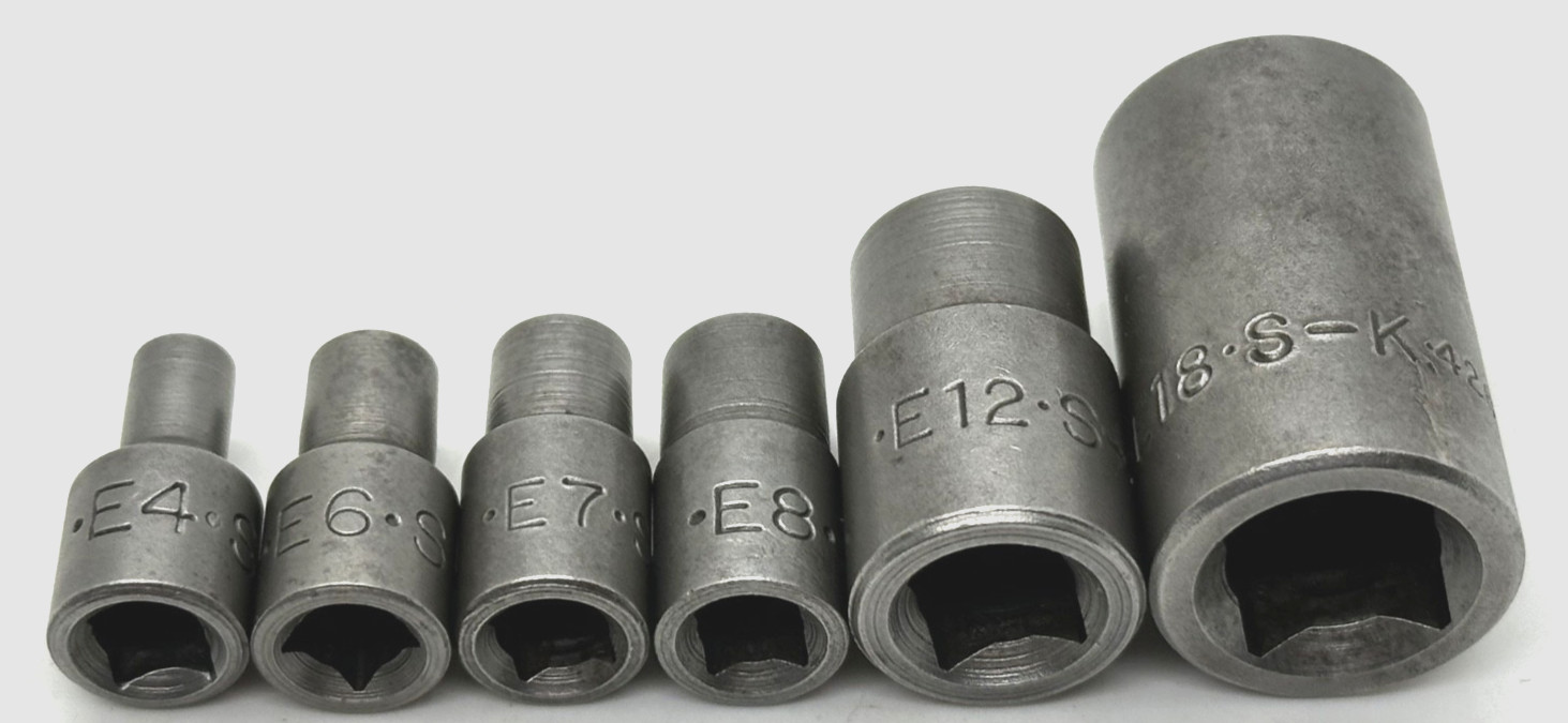 🇺🇸 SK Tools USA E4-E18 Inverted TORX Female External Set Star Socket Lot
