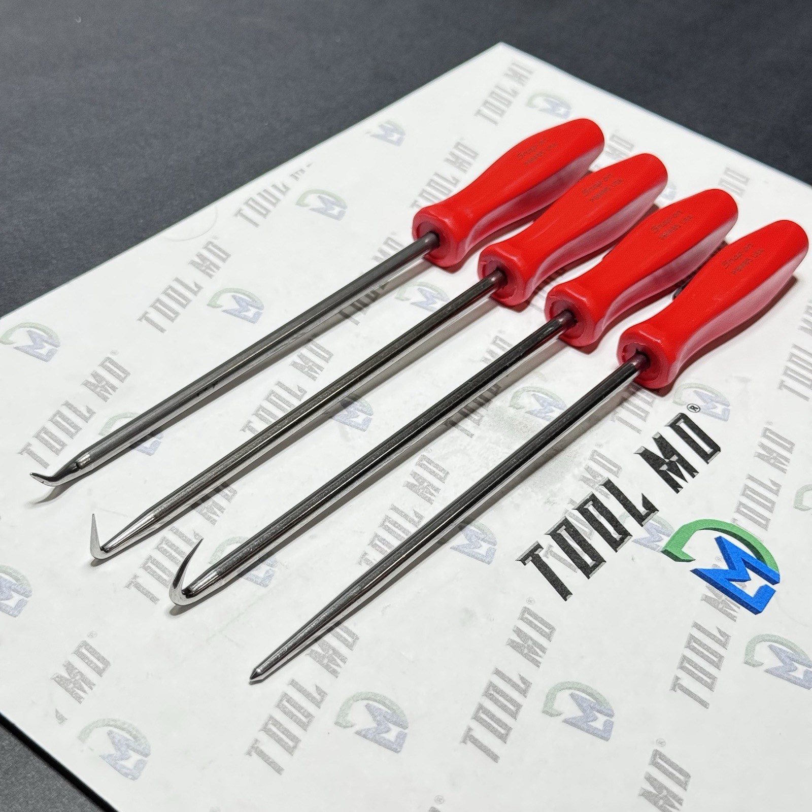 Snap-on Tools CUSTOM RED Mini Hard Grip HEAVY-DUTY Pick Set SGLASA604B