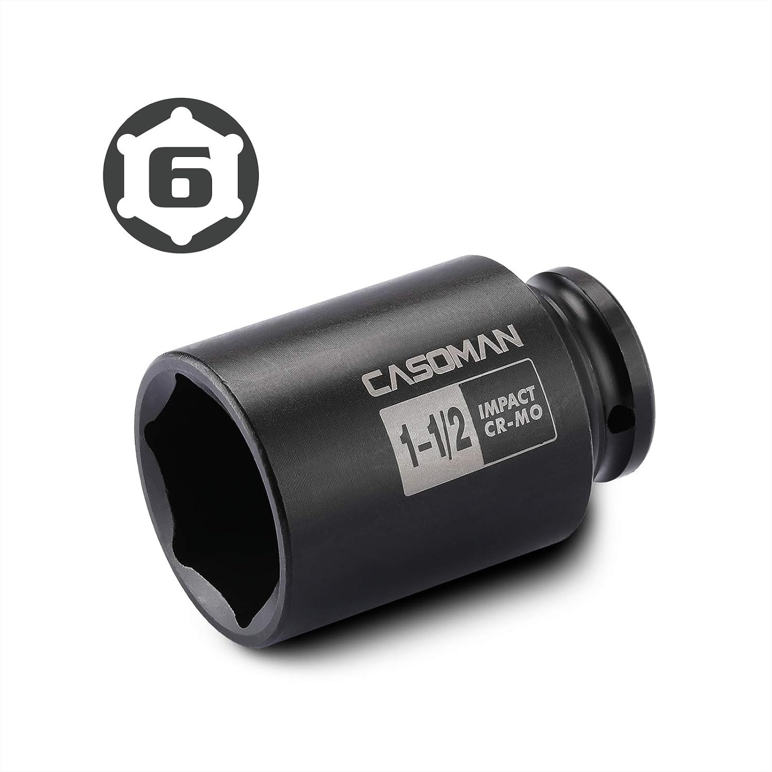 Corrosion-Resistant 1/2″ Drive Deep Impact Socket for Efficient Axle Nut Service