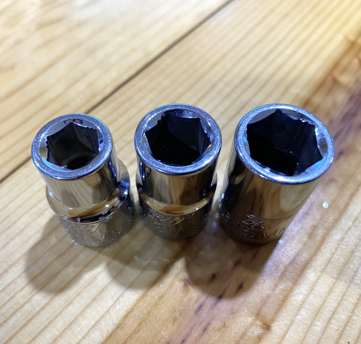 MAC 1/2 Drive 11MM,13MM & 15MM 6PT Shallow Socket V611MMPT, V613MMPT & V615MMPT