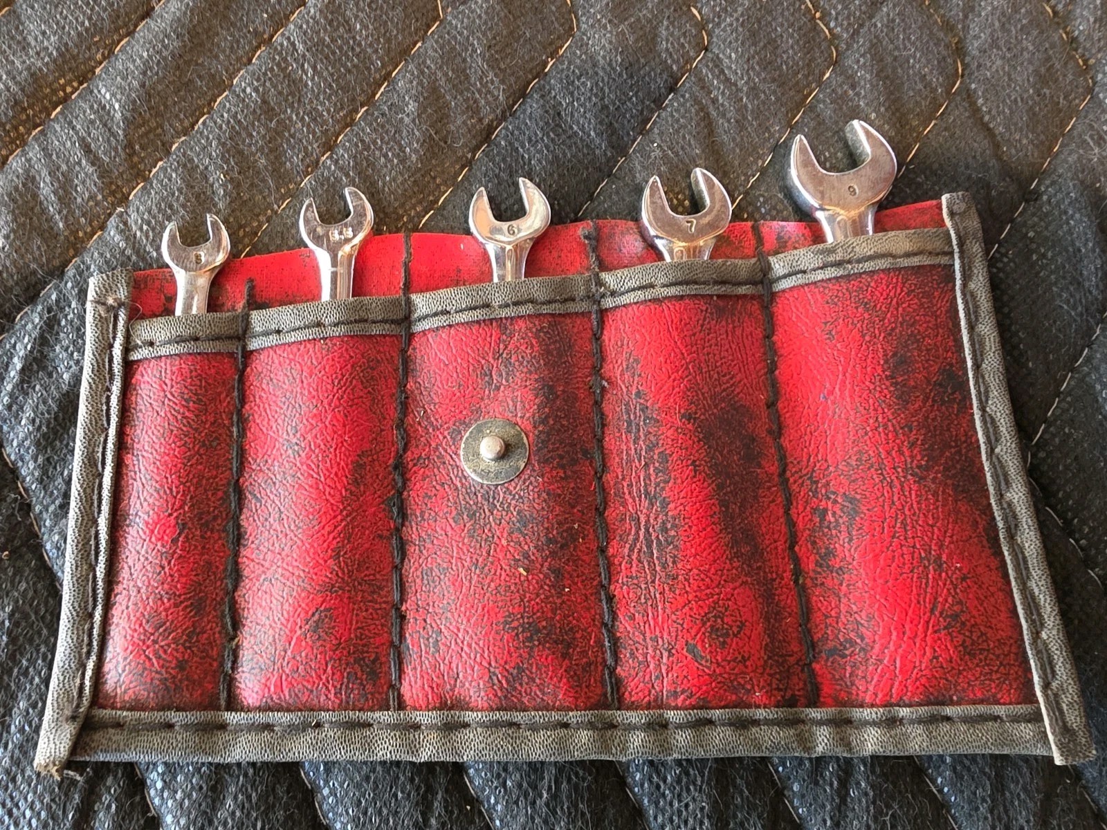 (6) Snap-on Midget Combination 6pt Wrenches 5mm, 5.5mm, 6mm, 7mm, 8mm, 9mm