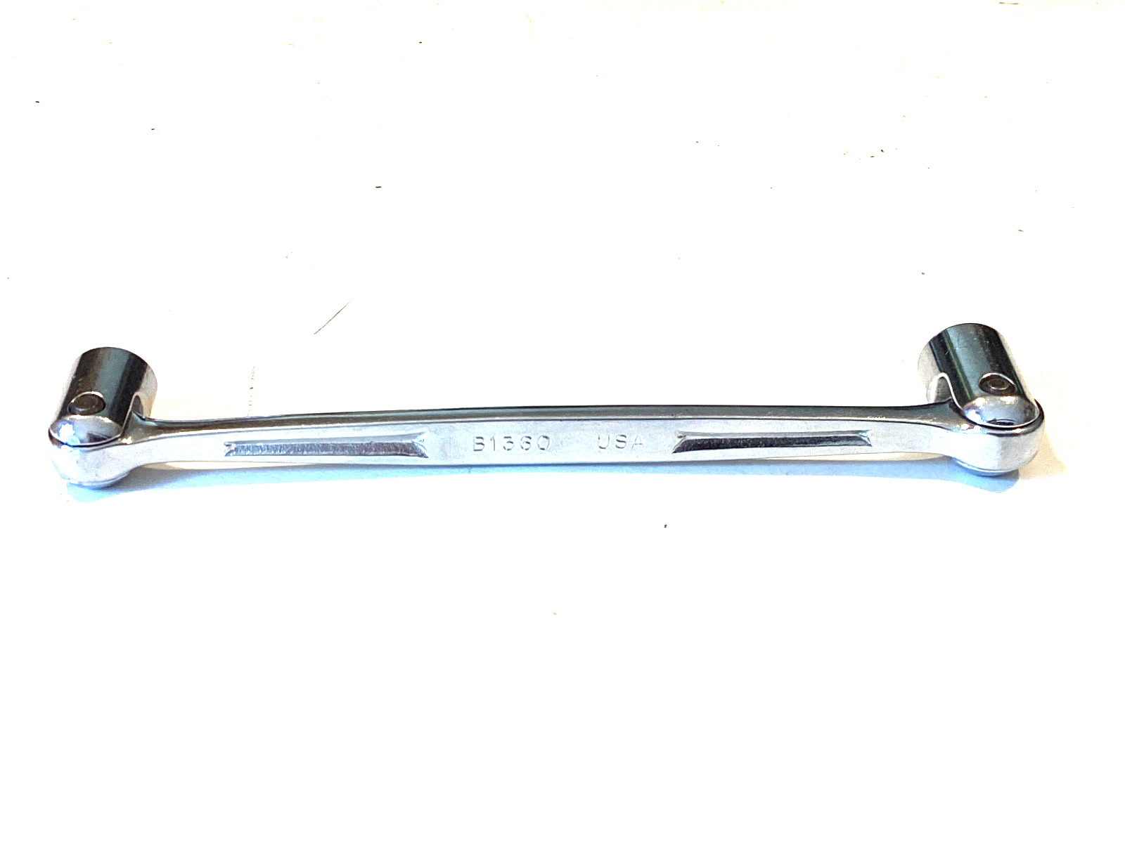 Snap On 1/4” x 5/16” Square Drive Double Flex End Socket Brake Wrench B1360 NICE
