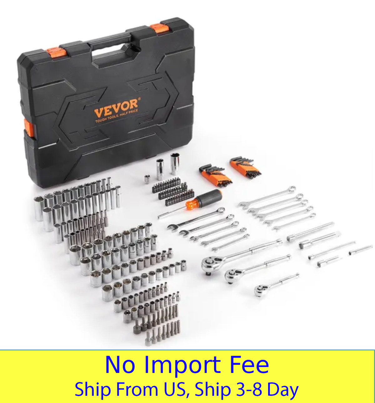 27PCS Bearing Press & Pull Sleeve Kit Bush Removal Installation Tool Set