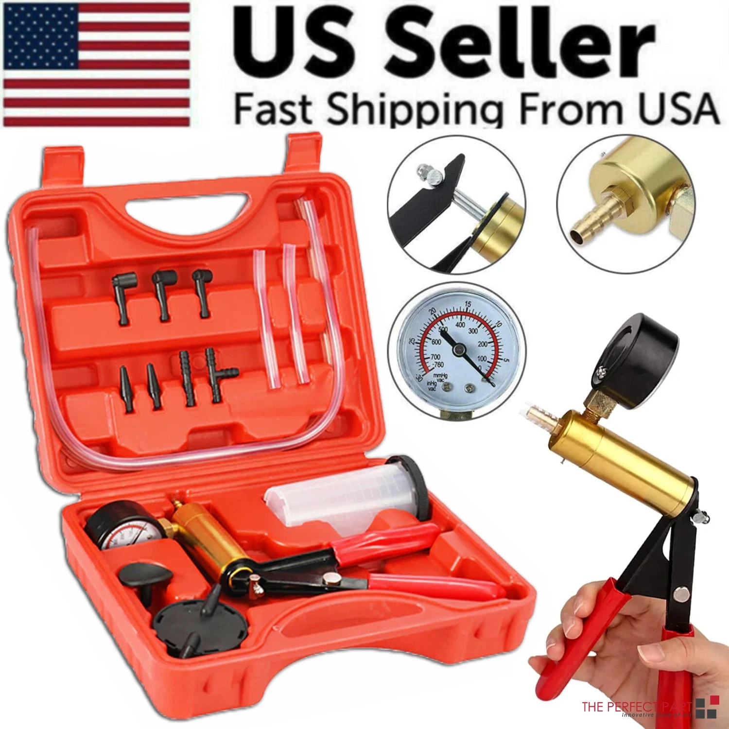 Hand Held Vacuum Pressure Pump Tester Set