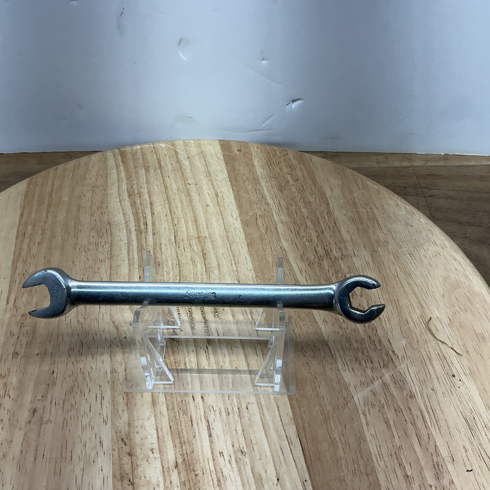 Snap On Tools RXS12 3/8″ SAE Open End/ Flare Nut Wrench 6 Point USA Chrome(U)