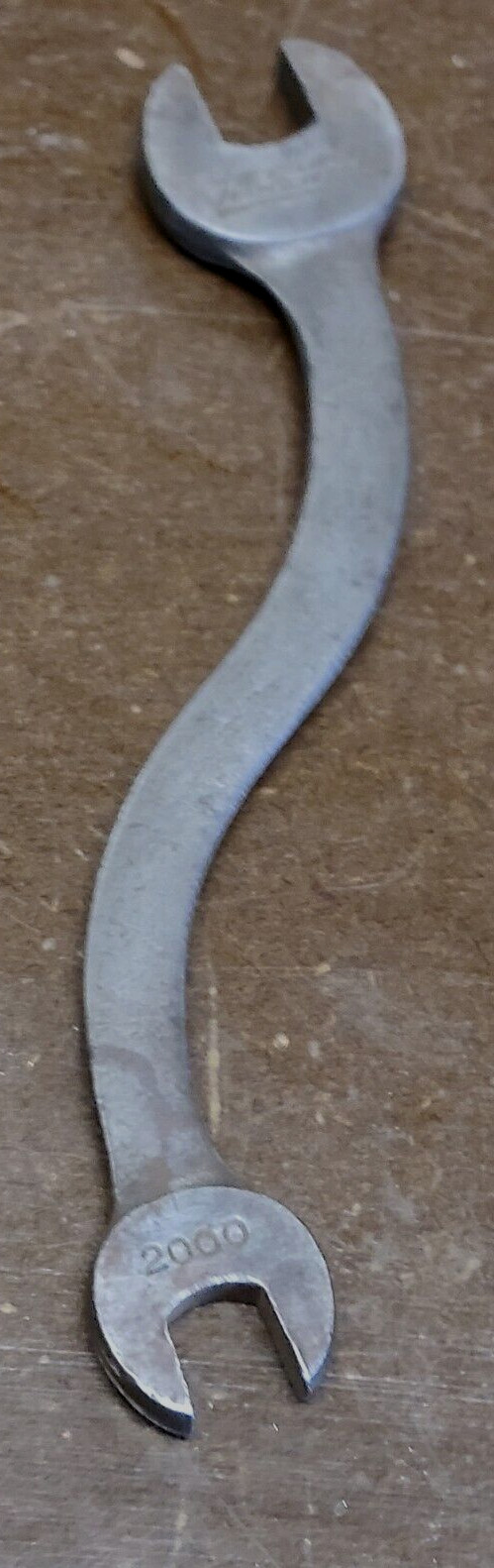 Vintage Billings & Spencer Co. Open End S-Curved Wrench # 2000 1/4OC X 3/16OC