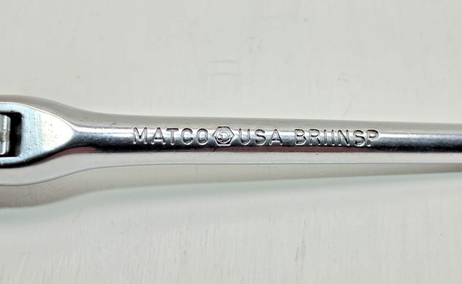 MATCO BR11NSP 3/8″ Drive Bent Handle Flex Head Ratchet Made in USA