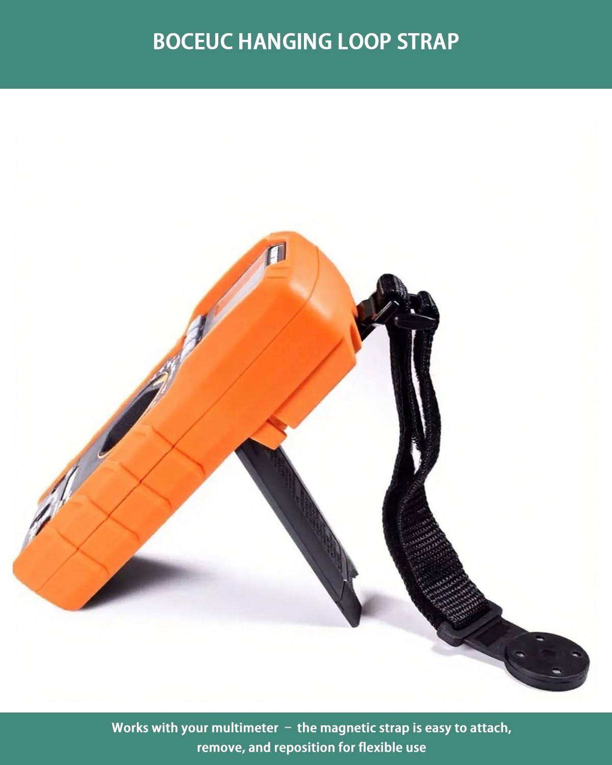 BOCEUC Magnetic Hanging Strap Hands-Free Holder for Klein Tools black
