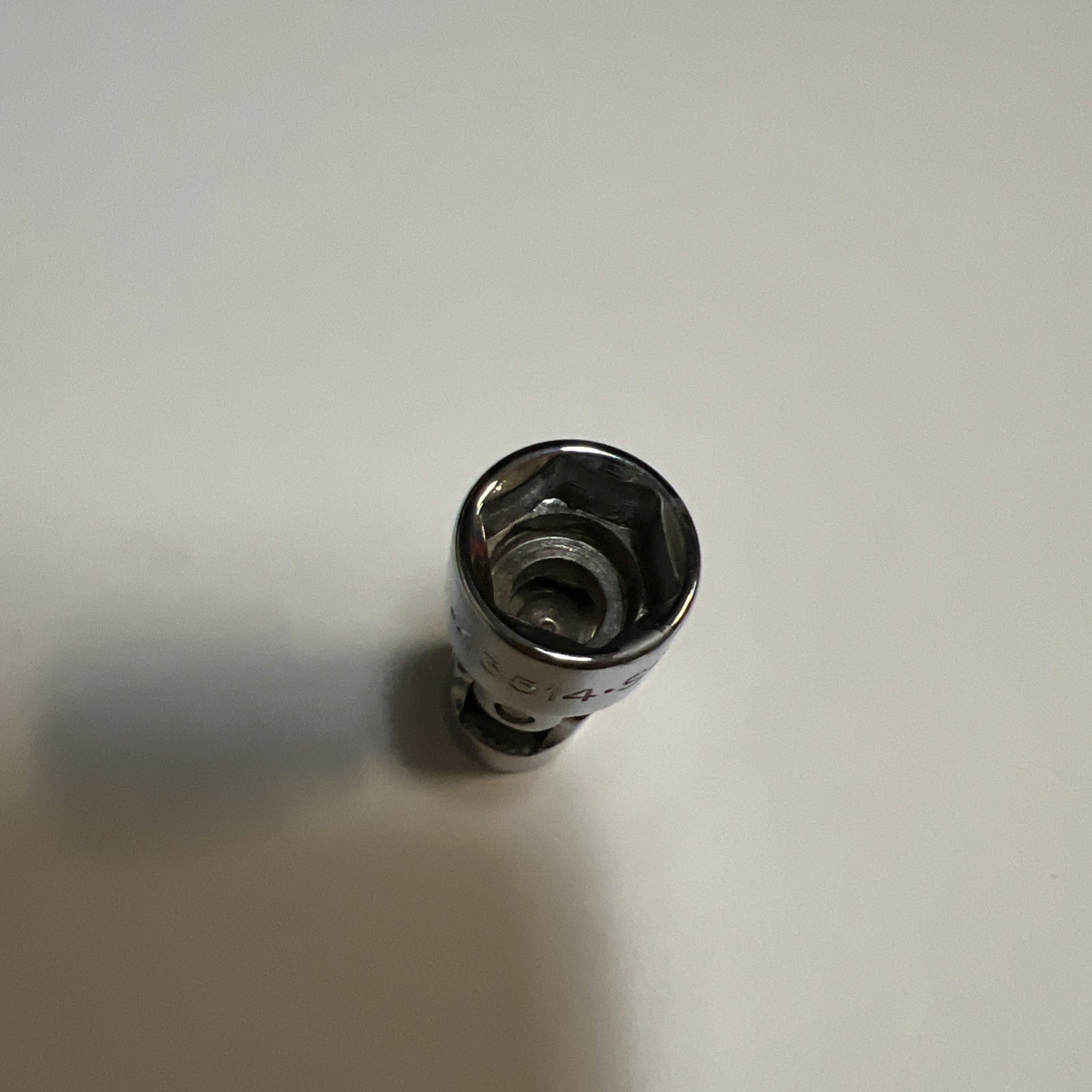 S-K #43514 Socket flex Size 7/16” short 6 point 1/4″ drive