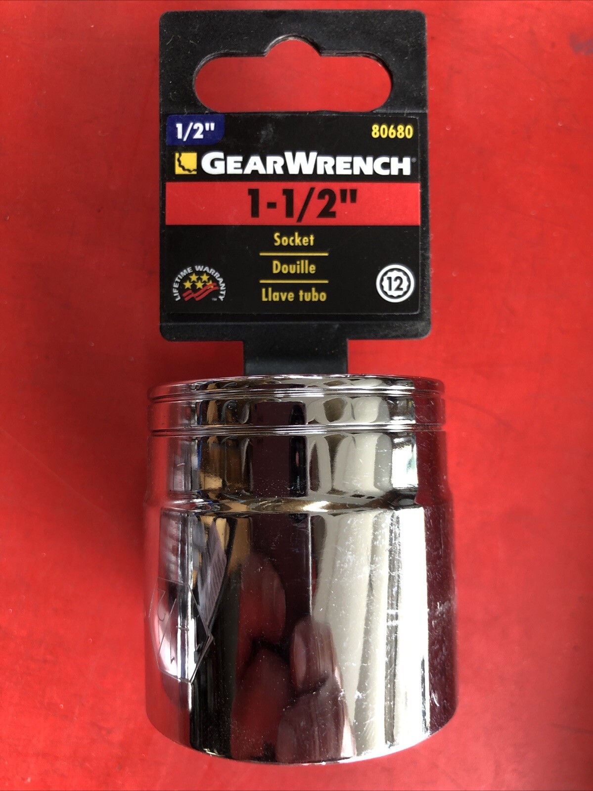 GEARWRENCH (12 PIECES) 1/2″ DRIVE STANDARD SAE 12 PT POINT SHALLOW SOCKET SET